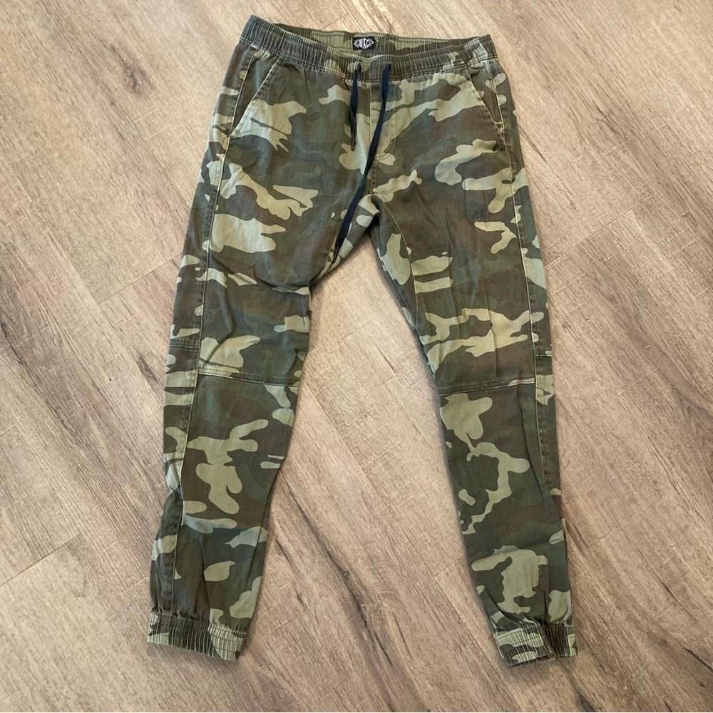 BKLYN Cloth Green Camo Work Pant M EUC